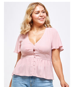 Meet you in the middle Curvy top